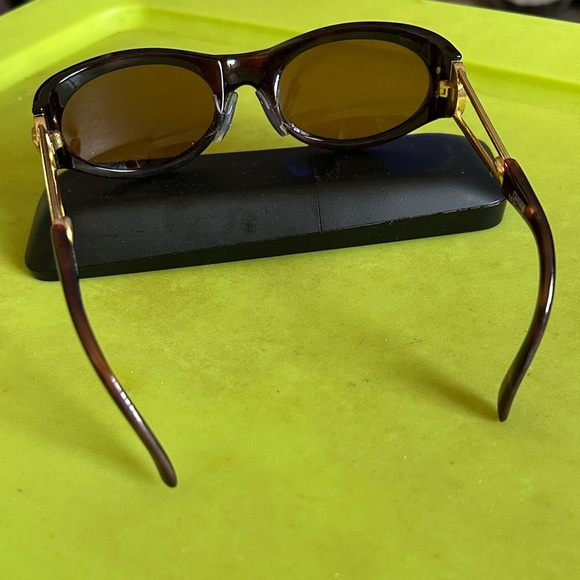 Versace Brown and Gold Sunglasses